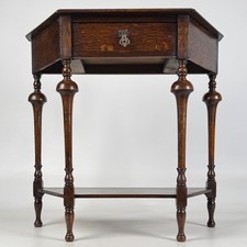 Antique 20th Century Small Oak Side Table ( REF AF-4387 )