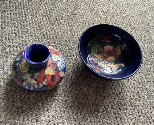Moorcroft iris art - moorcroft,