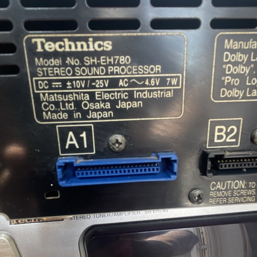 Technics eh780 stereo sound - sh-eh780,