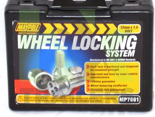 Pair locking wheel - pair, (x2)
