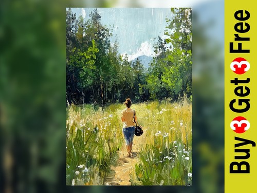 Peaceful forest walk - forest,