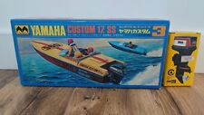 Vintage MITSUWA Kit 413 Model Toy Boat Yamaha Custom SS Outboard Motor Japan