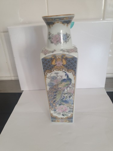 Decorative peacock vase 20cm - decorative,