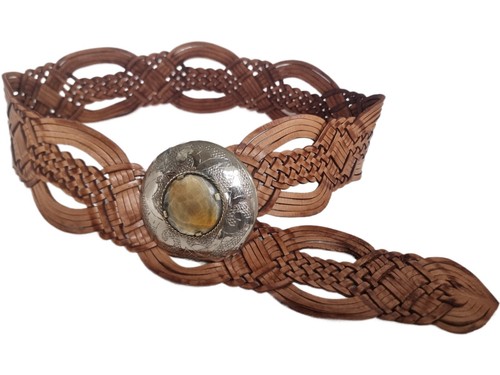 Moroccan wide leather belt - wide,