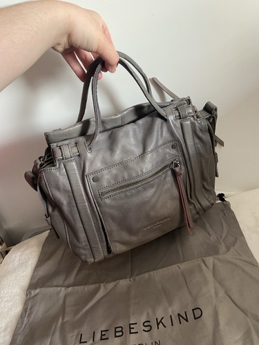 Liebeskind bag grey leather - liebeskind,