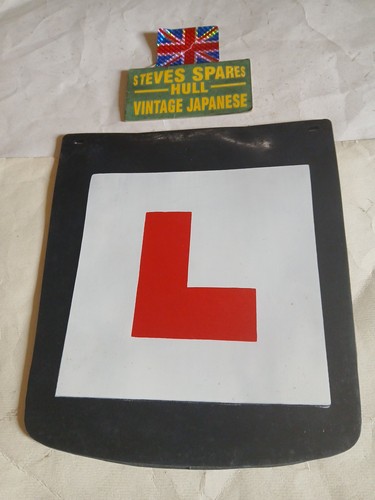 Plate large mudflap - l-plate,, ,bike
