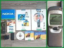 Nokia 7110 (NSE-5) Collectors Mobile Phone (Unlocked). Original box with content