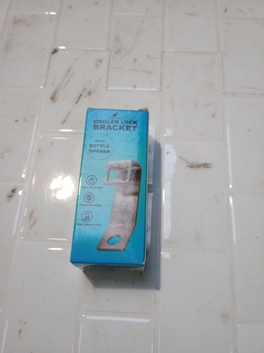 Cooler lock bracket with - bracket,