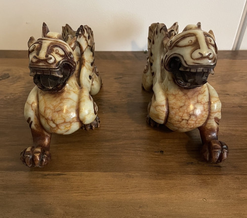 Vintage chinese carved hetian - vintage,