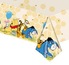 Winnie The Pooh Tablecloth Disney Cartoon Birthday Party Table Cover Decoration