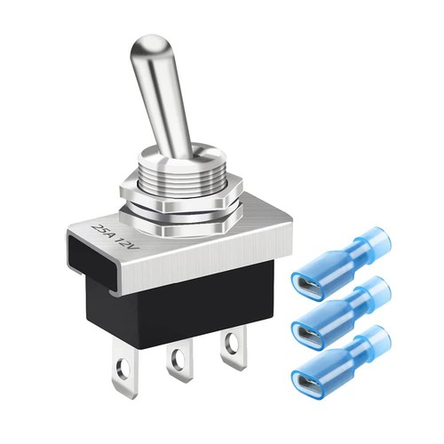 Metal off toggle switch - on/off/on,