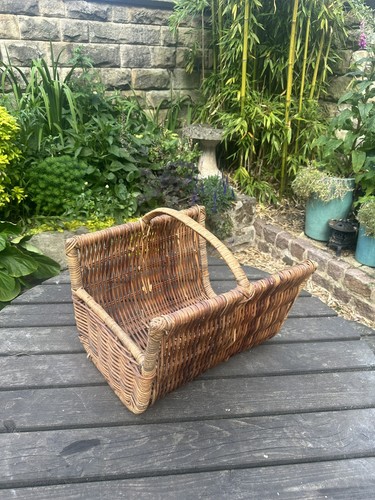 Rustic wicker log - log, basket