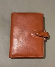Vintage Filofax Pocket Bridle Italian leather organiser. Tan colour. Rare .