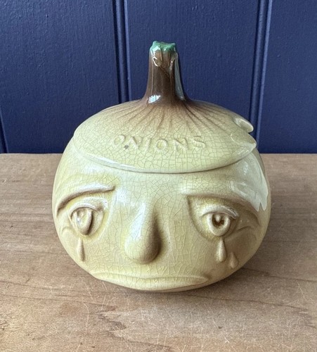 Vintage sylvac onions face - onions, pot