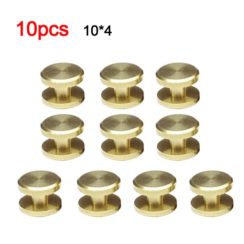 10pcs brass solid rivet - brass,