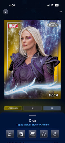 Marvel topps digital clea - -,