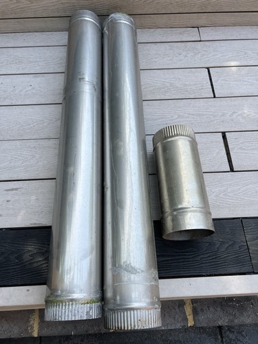 Stove flue pipe 125mm - pipe,