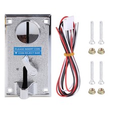 Multi Coin Acceptor Electronic Roll Down Coin Acceptor Selector Mechanism