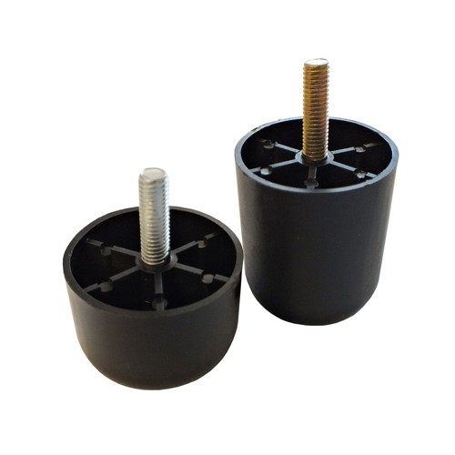 Black plastic screw - black, in