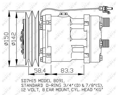 Compressor air conditioning - compressor,,