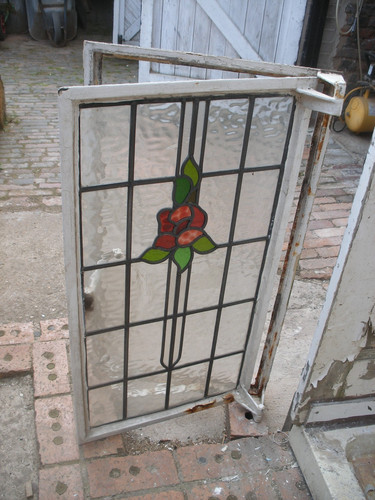 Reclaimed stained glass - , window