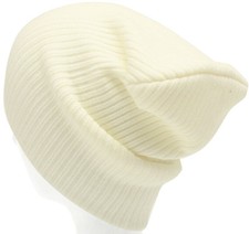 Mens Ladies Knitted Woolly Winter Slouch Beanie Hat Cap One Size skateboard