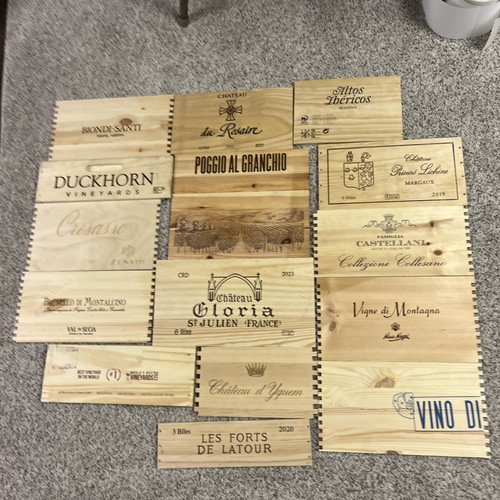 Lot wooden wine wood - lot,