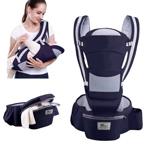 Ergonomic baby carrier - carrier, back