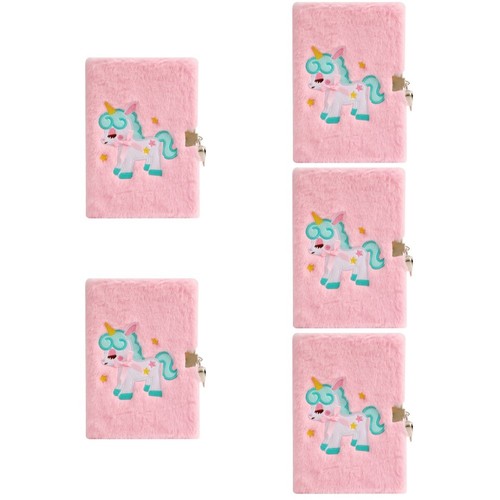 Girls lockable plush notebook - plush,