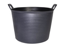 Rubi Tiling Tools Nº. 3 FLEXTUB Plastic Tub Black 40 litre