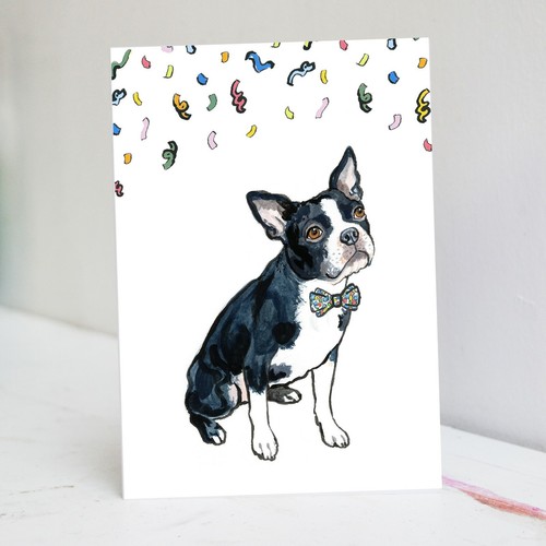 Boston terrier birthday - boston,