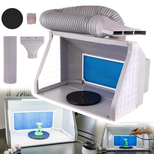 Airbrush spray booth two - airbrush, fans