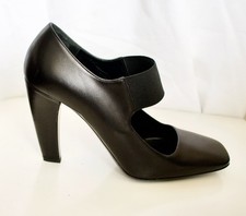 Stunning PRADA women's real leather shoes, UK size 6.5, black, Made in Italy