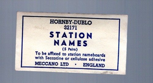 Hornby dublo packet - hornby,