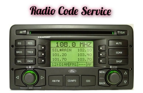 Ford radio code service - ford,