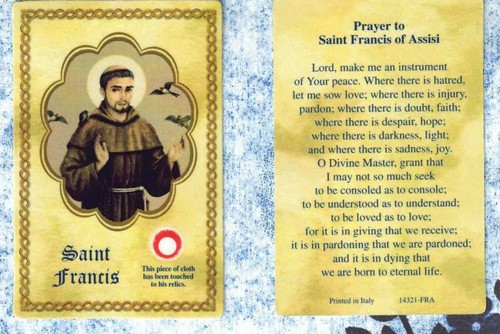 Saint francis with relic and - francis,