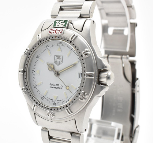 Vintage mint tag - heuer, 4000