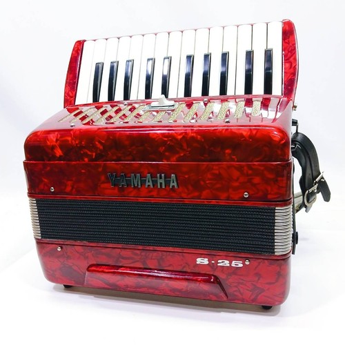 Yamaha red accordion - yamaha, s-25