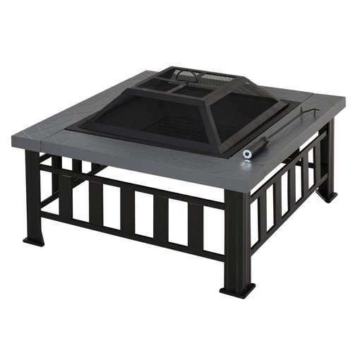 Metal large firepit outdoor - large,