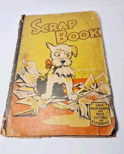 Vintage 1930s scrap book with - 1930s,