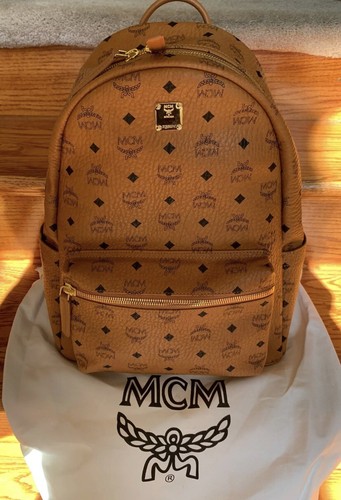 Mcm cognac brown medium - cognac,