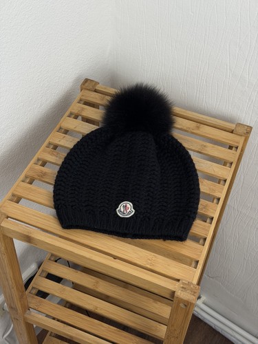 Moncler black wool basket - black,