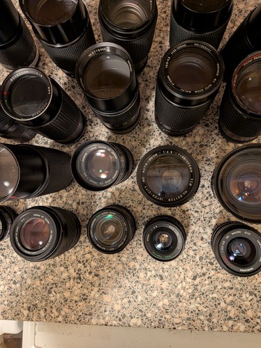 20x vintage camera lens job - 20x,