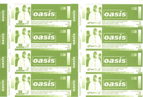 Oasis spanish ticket proofs - spanish,