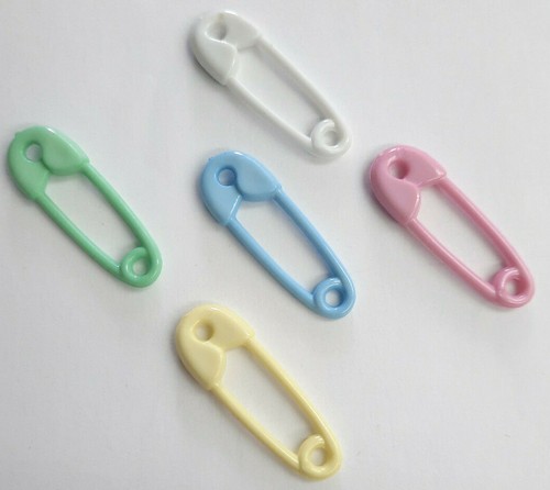 Baby buttons nappy pin - pin, 2