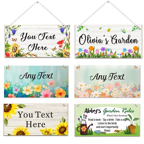 Personalised floral garden - floral,