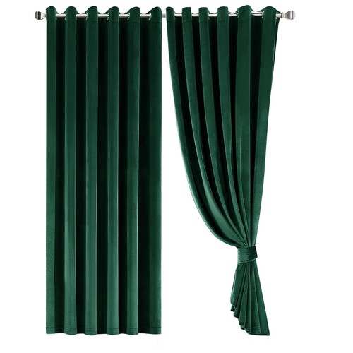 Crushed velvet curtains fully - velvet, curtains,