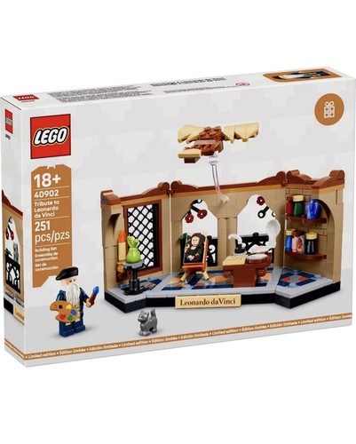 Lego 40902 tribute - tribute, leonardo
