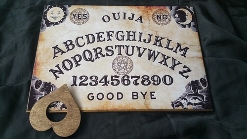 Wooden ouija board - ouija, game
