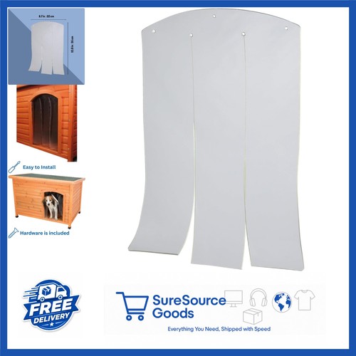 Plastic dog kennel door flap - dog,